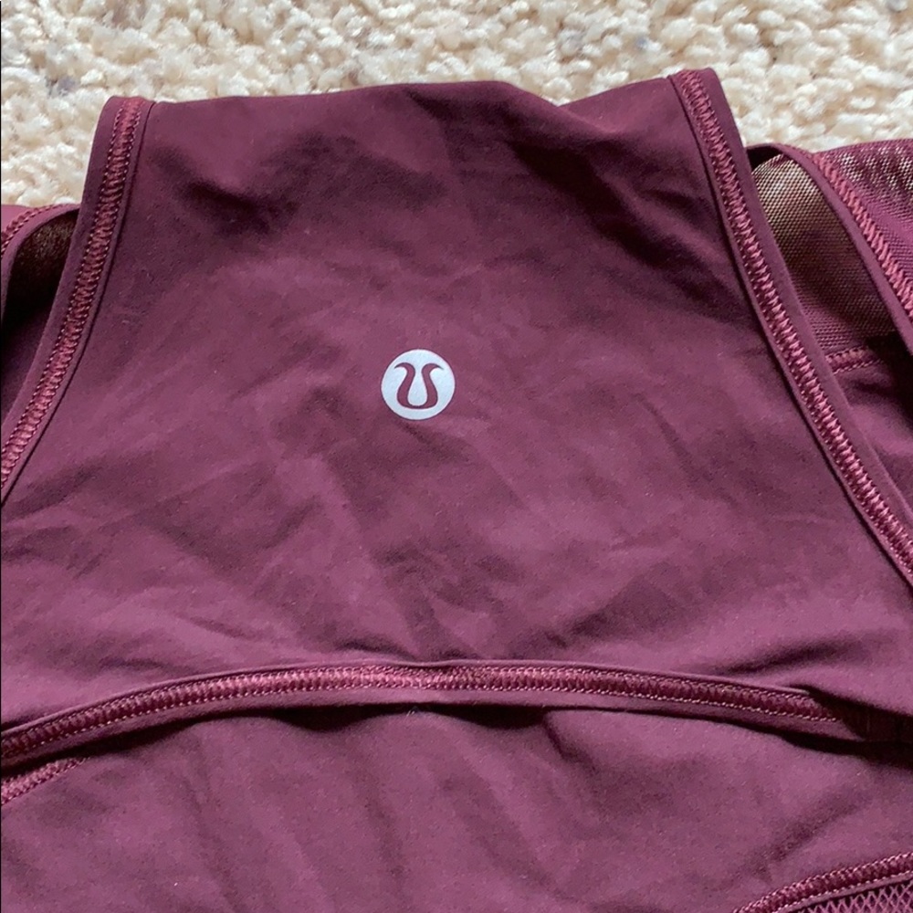 Lululemon Tank burgundy